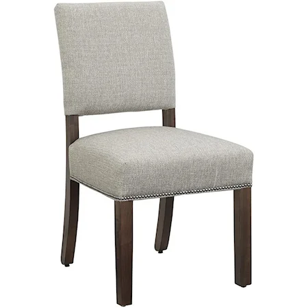 Casual Upholstered Dining Side Chair